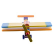 TARNAWA Duży kolorowy samolot z klocków - drewniany samolot (3)