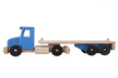LUPO TOYS Duża niebieska ciężarówka z naczepą (2)