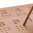 EMOKKE Tablica drewniana Montessori do nauki pisania cyfr (4)